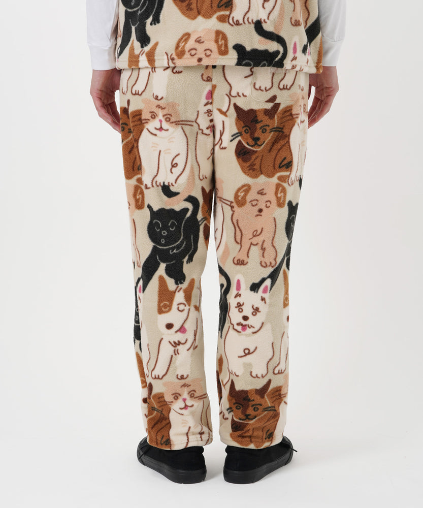 "CAT"＆"DOG" norahi フリースパンツ
