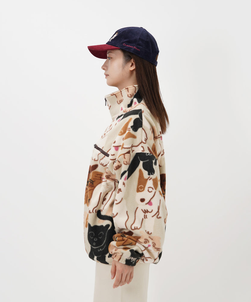 "CAT"＆"DOG" norahi フリースジャケット