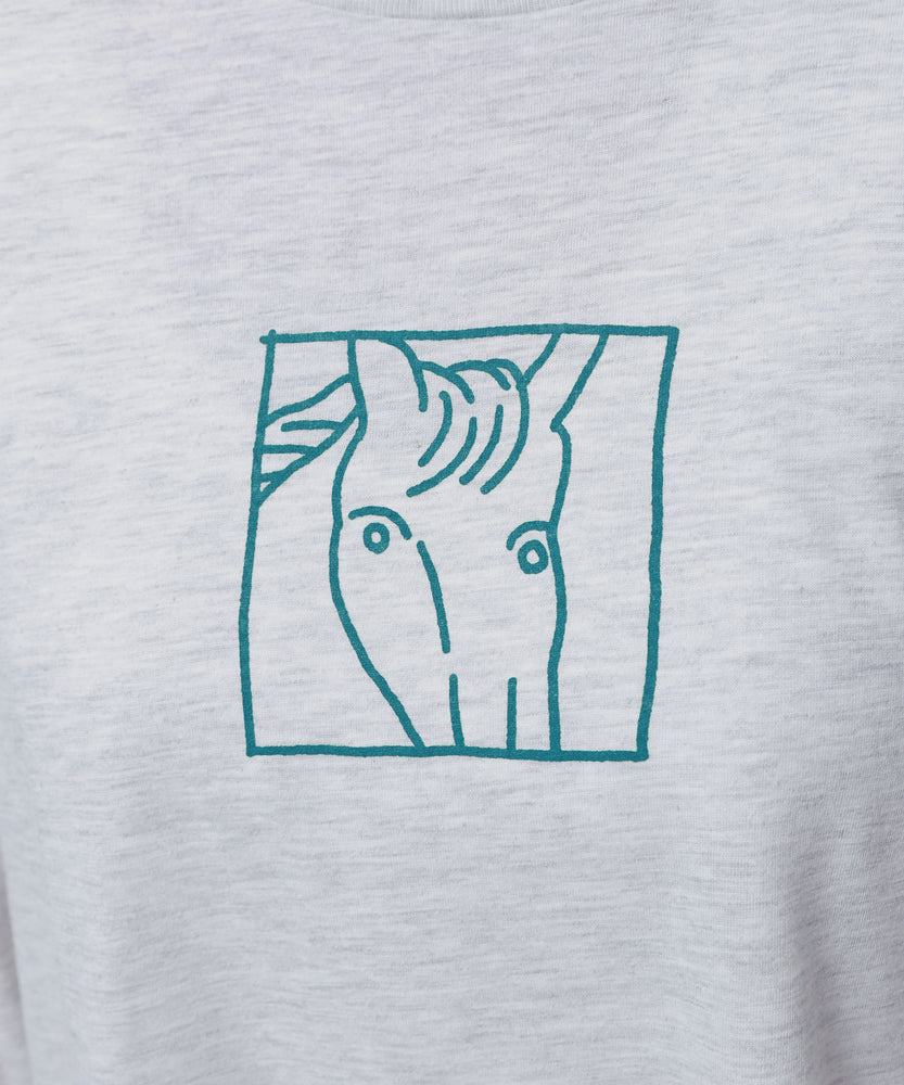 "HORSE" norahi 天竺ロンT