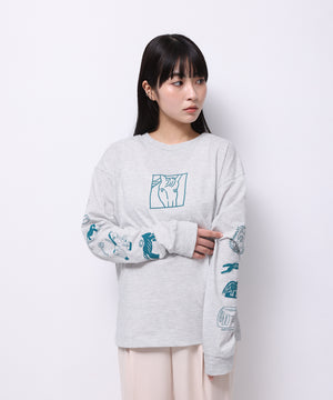 "HORSE" norahi 天竺ロンT