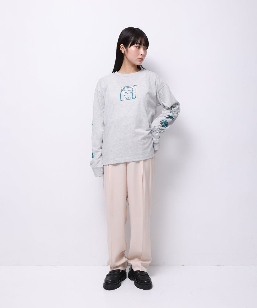 "HORSE" norahi 天竺ロンT