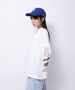"HORSE" norahi 天竺ロンT