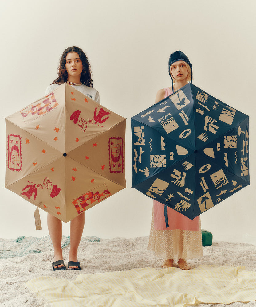 〈先行受注〉"SEA" norahi Wpc.コラボ 晴雨兼用折りたたみ傘