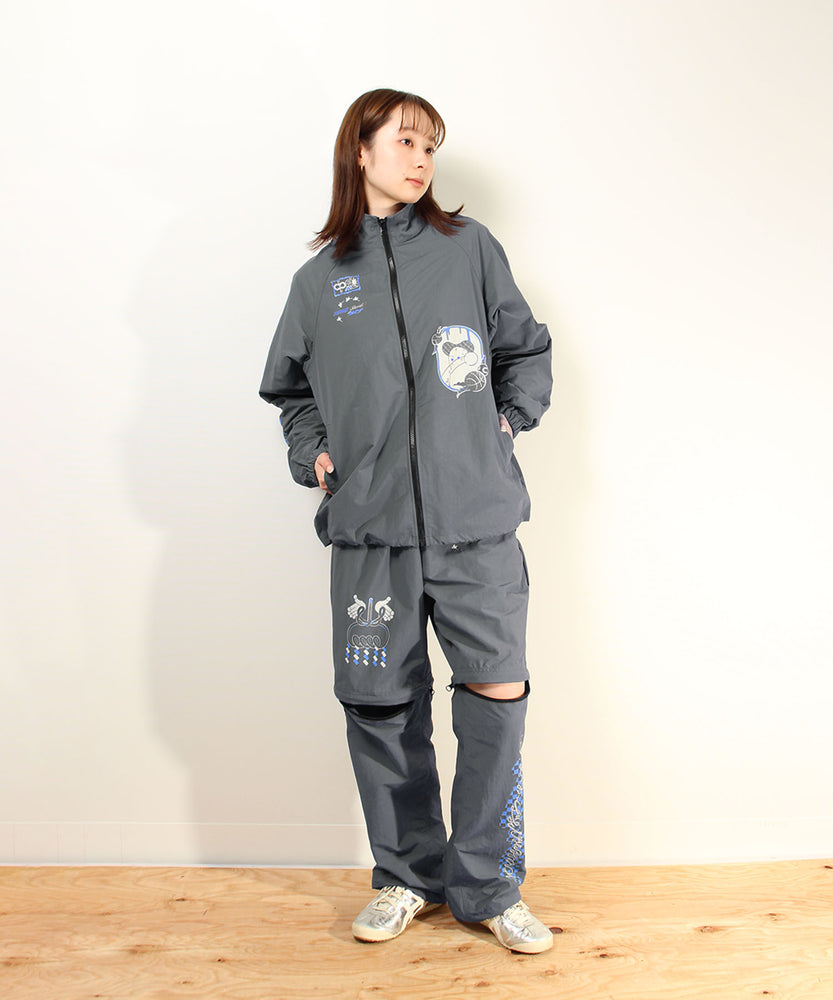 "SPORTS" Nori Okawa 2WAY ナイロンパンツ