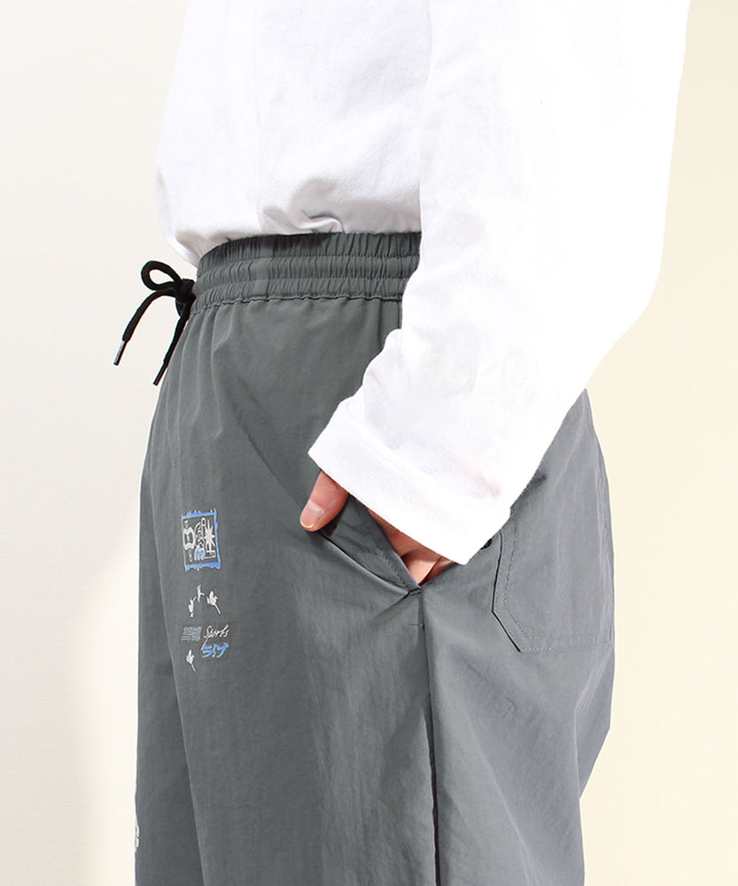 "SPORTS" Nori Okawa 2WAY ナイロンパンツ