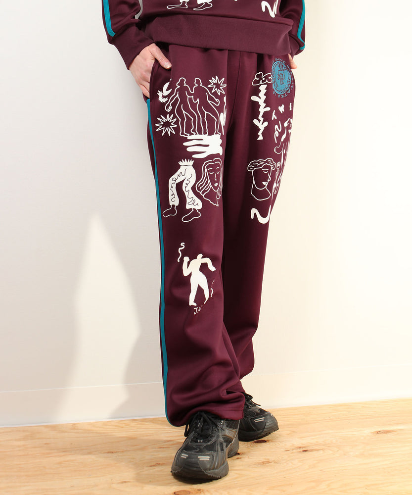 "SPORTS" norahi ジャージトラックパンツ