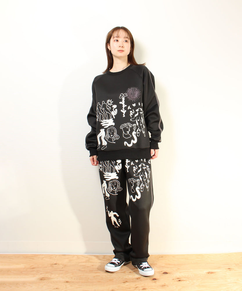 "SPORTS" norahi ジャージプルオーバー