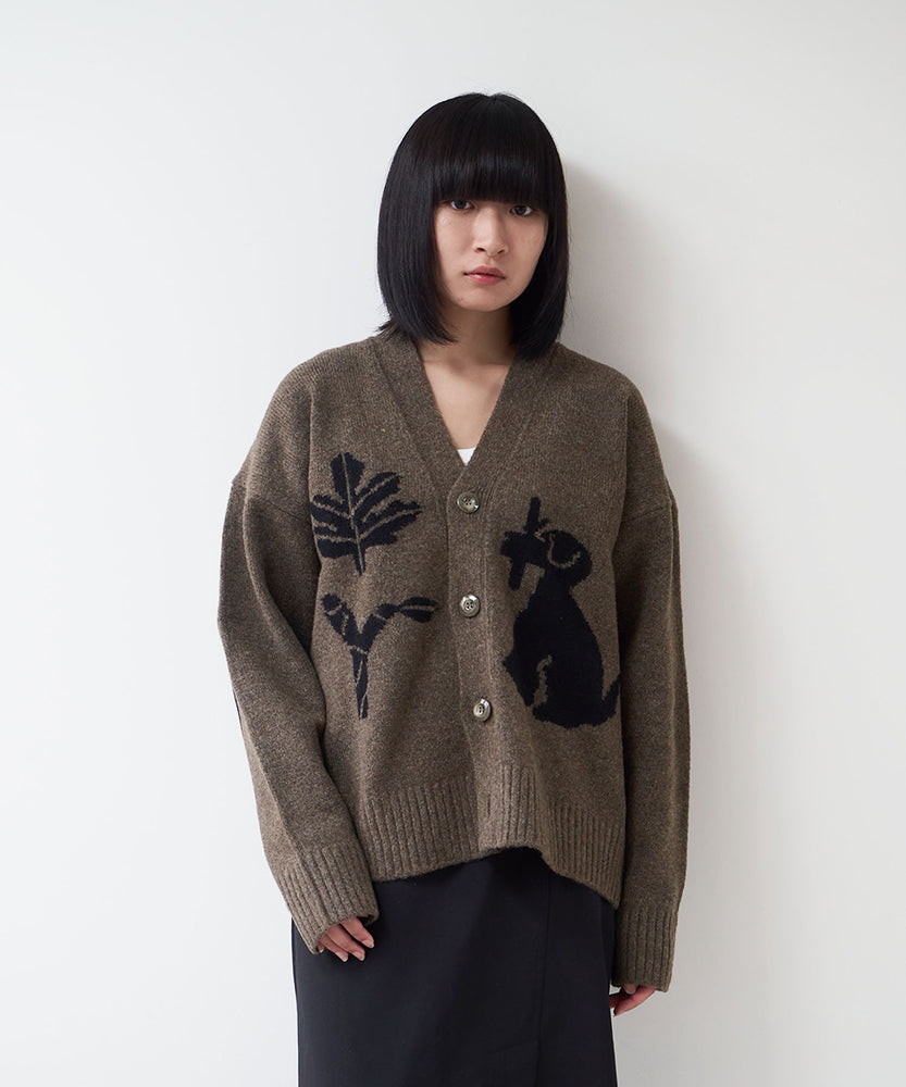 ”NATURE” YACHIYO KATSUYAMA ニットカーディガン