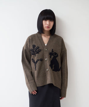 ”NATURE” YACHIYO KATSUYAMA ニットカーディガン